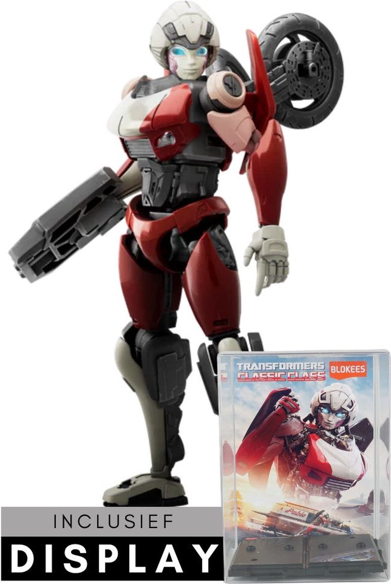 Blokees - Transformers One Arcee incl. display box | Auto Bots Wars Action Figure Edition | Robot technic modelbouw | model kit | Speelgoed legacy star bouwpakket | Bekend van manga & anime